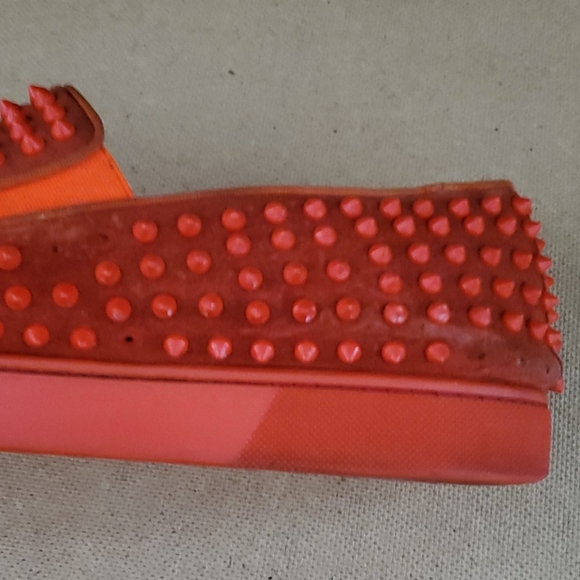 Christian Louboutin Red Roller-Boat Men's Flat - Picture 7 of 8